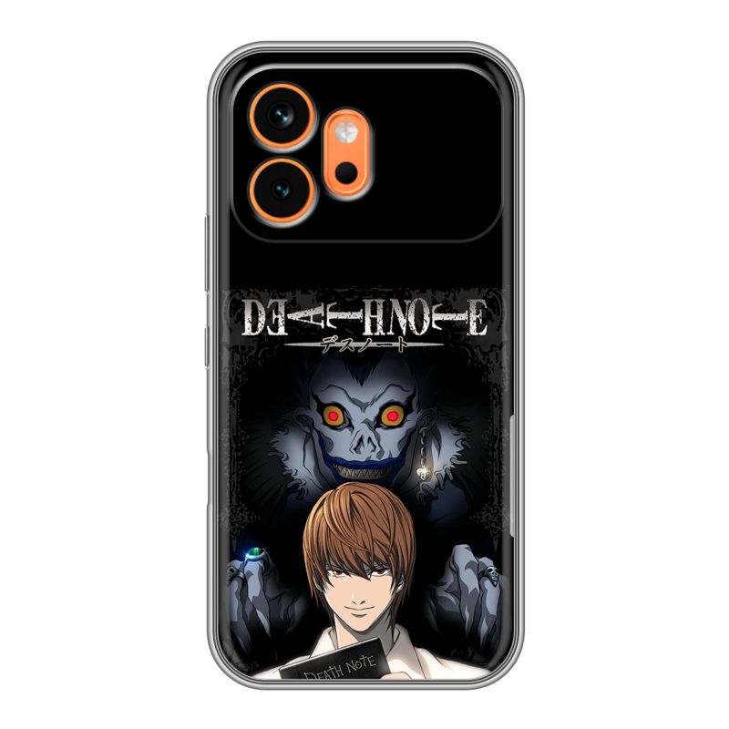 Силиконовый чехол на Honor 600 с принтом Death note Тетрадь смерти Силиконовый чехол на Honor 600 с принтом Death note Тетрадь смерти