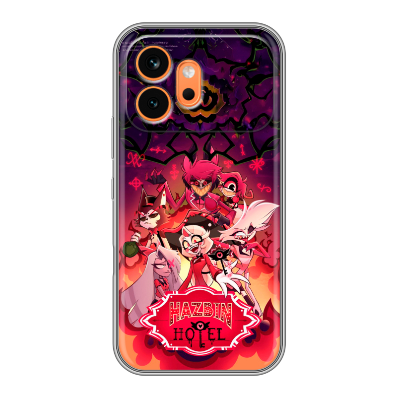 Силиконовый чехол на Honor 600 с принтом Hazbin Hotel Отель Хазбин Силиконовый чехол на Honor 600 с принтом Hazbin Hotel Отель Хазбин