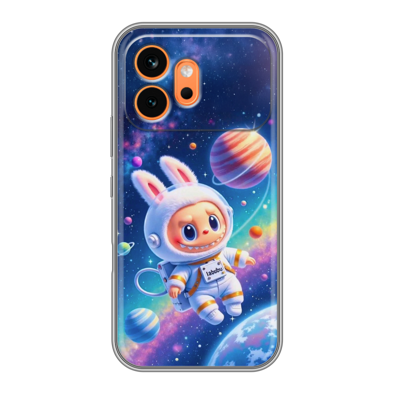 Силиконовый чехол на Honor 600 с принтом Labubu Лабубу Силиконовый чехол на Honor 600 с принтом Labubu Лабубу