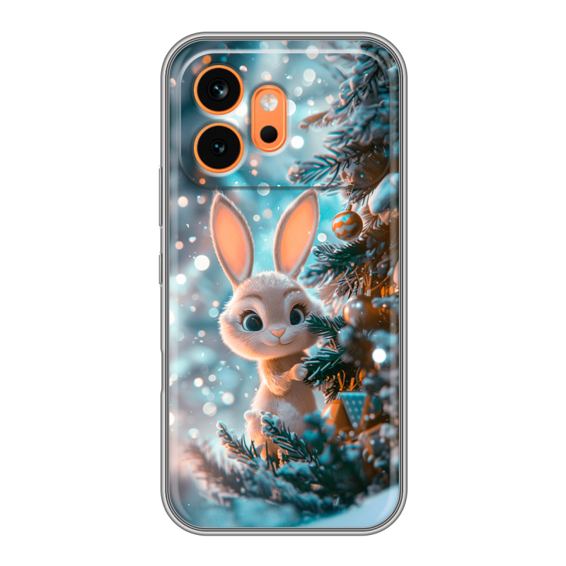 Силиконовый чехол на Honor 600 с принтом Новый год Силиконовый чехол на Honor 600 с принтом Новый год