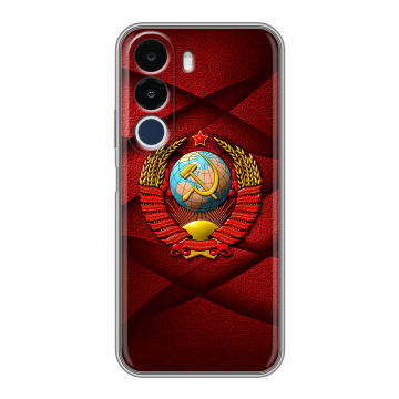 Силиконовый чехол на Realme P4x с принтом Герб СССР Силиконовый чехол на Realme P4x с принтом Герб СССР