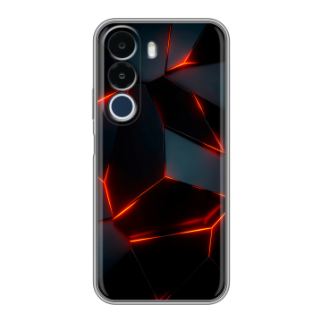 Силиконовый чехол на Realme P4x с принтом Яркие абстракции
