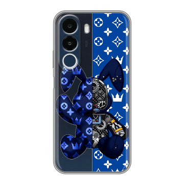 Силиконовый чехол на Realme P4x с принтом Луи робот