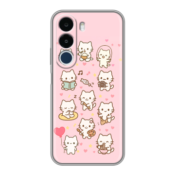 Силиконовый чехол на Realme P4x с принтом Hello Kitty Хелоу Кити Силиконовый чехол на Realme P4x с принтом Hello Kitty Хелоу Кити