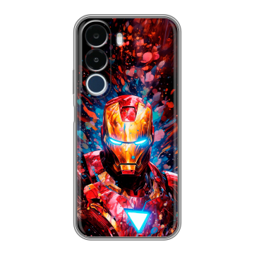 Силиконовый чехол на Realme P4x с принтом Железный человек Ironman Силиконовый чехол на Realme P4x с принтом Железный человек Ironman