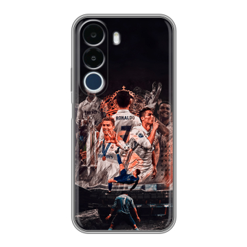 Силиконовый чехол на Realme P4x с принтом Реал Роналдо Real Ronaldo