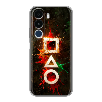Силиконовый чехол на Realme P4x с принтом Squid Game Игра кальмара