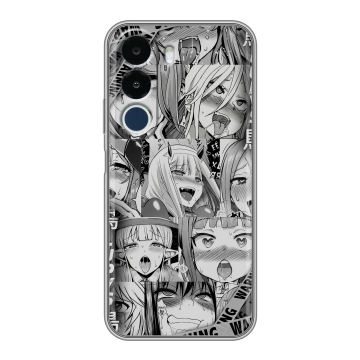 Силиконовый чехол на Realme P4x с принтом Ahegao Ахегао Аниме Силиконовый чехол на Realme P4x с принтом Ahegao Ахегао Аниме