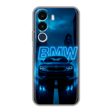 Силиконовый чехол на Realme P4x с принтом BMW БМВ Силиконовый чехол на Realme P4x с принтом BMW БМВ