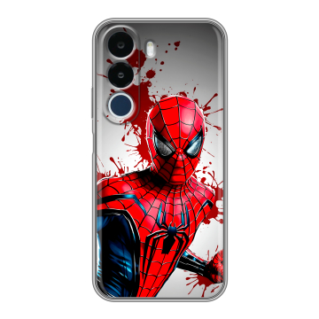 Силиконовый чехол на Realme P4x с принтом Spiderman Человек паук