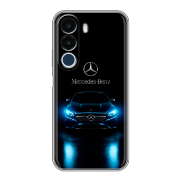 Силиконовый чехол на Realme P4x с принтом Mercedes Мерседес