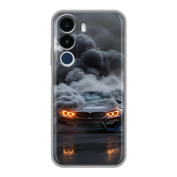 Силиконовый чехол на Realme P4x с принтом BMW БМВ