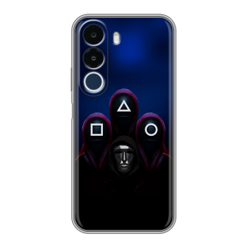 Силиконовый чехол на Realme P4x с принтом Игра Кальмара Силиконовый чехол на Realme P4x с принтом Игра Кальмара