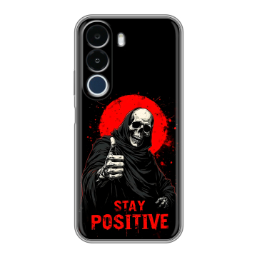 Силиконовый чехол на Realme P4x с принтом смешной скелет Силиконовый чехол на Realme P4x с принтом смешной скелет