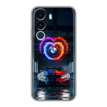 Силиконовый чехол на Realme P4x с принтом BMW БМВ Силиконовый чехол на Realme P4x с принтом BMW БМВ
