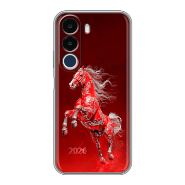 Силиконовый чехол на Realme P4x с принтом Новый год Силиконовый чехол на Realme P4x с принтом Новый год
