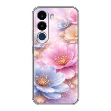 Силиконовый чехол на Realme P4x с принтом женский