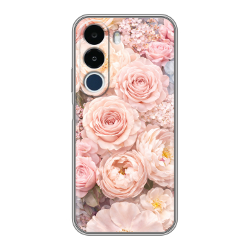 Силиконовый чехол на Realme P4x с принтом женский