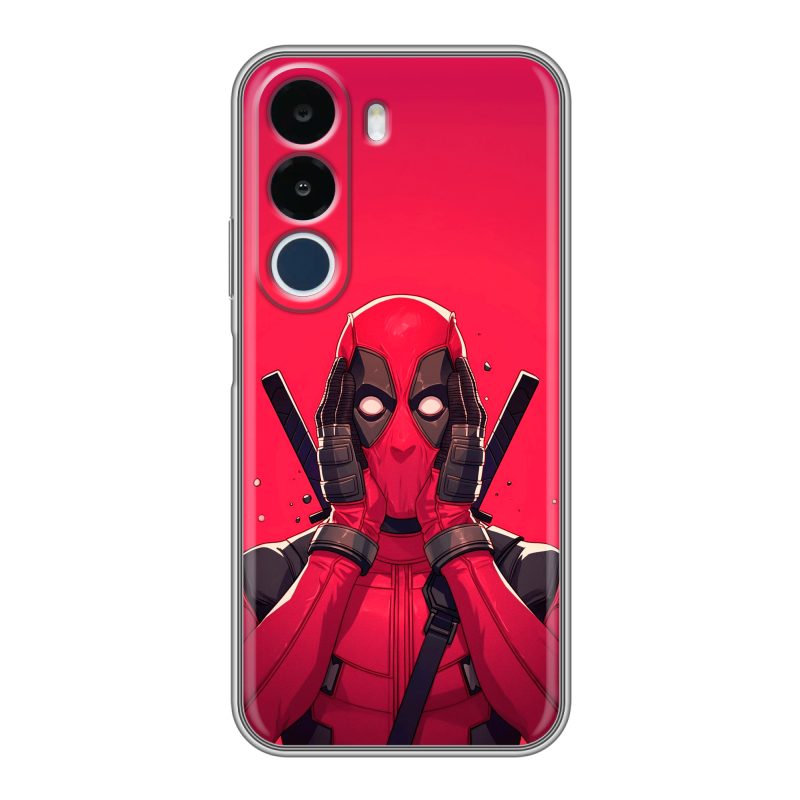 Силиконовый чехол на Realme P4x с принтом Дедпул Deadpool Силиконовый чехол на Realme P4x с принтом Дедпул Deadpool