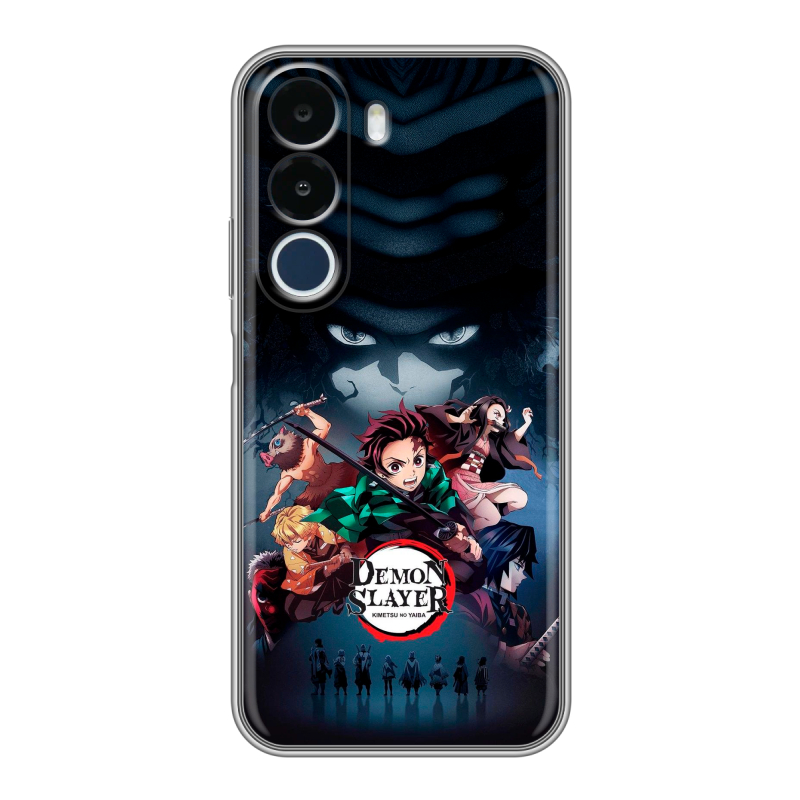 Силиконовый чехол на Realme P4x с принтом Demon Slayer Клинок рассекающий демонов Силиконовый чехол на Realme P4x с принтом Demon Slayer Клинок рассекающий демонов