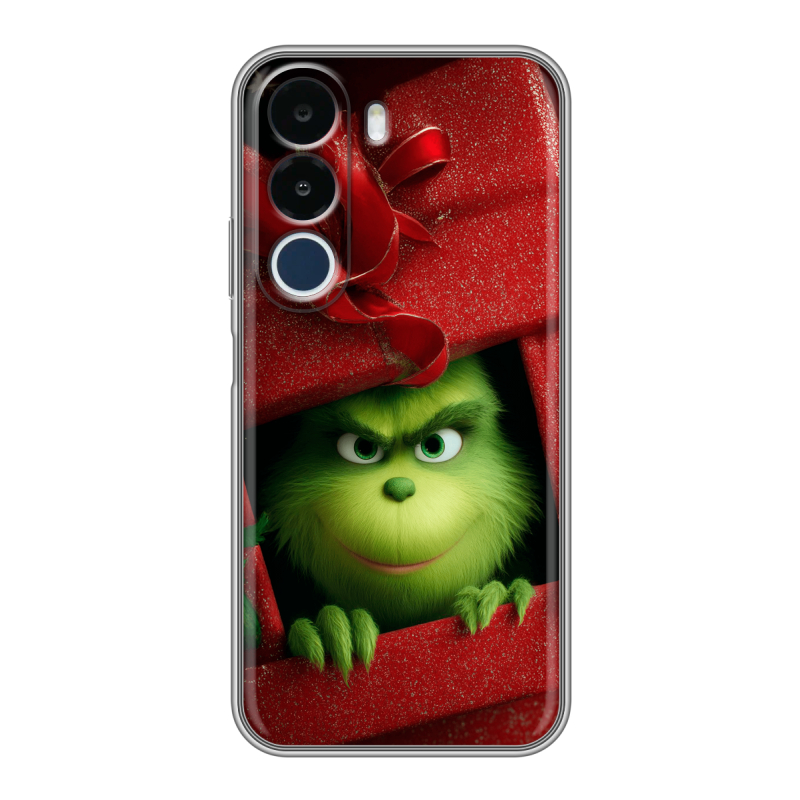 Силиконовый чехол на Realme P4x с принтом Новый год Силиконовый чехол на Realme P4x с принтом Новый год