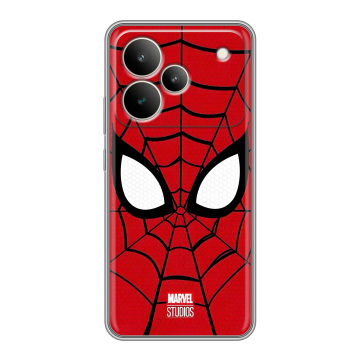 Силиконовый чехол на Realme P4 с принтом человек паук spiderman Силиконовый чехол на Realme P4 с принтом человек паук spiderman