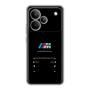 Силиконовый чехол на Realme P4 с принтом БМВ BMW Силиконовый чехол на Realme P4 с принтом БМВ BMW