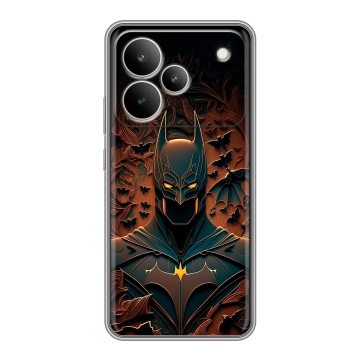 Силиконовый чехол на Realme P4 с принтом Batman Бэтмен Силиконовый чехол на Realme P4 с принтом Batman Бэтмен