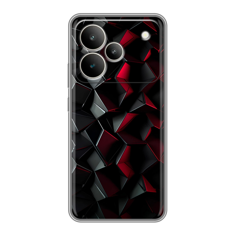Силиконовый чехол на Realme P4 с принтом Абстракция Силиконовый чехол на Realme P4 с принтом Абстракция