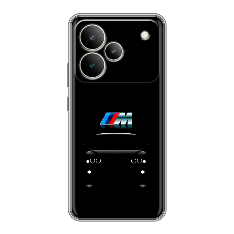 Силиконовый чехол на Realme P4 с принтом БМВ BMW Силиконовый чехол на Realme P4 с принтом БМВ BMW