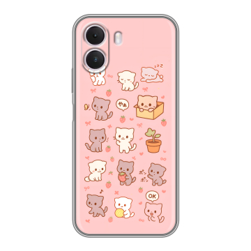 Силиконовый чехол на Realme P4 Lite с принтом Hello Kitty Хелоу Кити