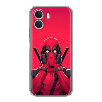 Силиконовый чехол на Realme P4 Lite с принтом Дедпул Deadpool