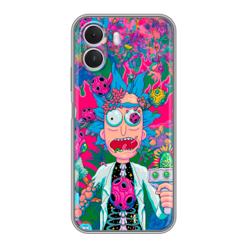 Силиконовый чехол на Realme P4 Lite с принтом Рик и Морти Rick Morty Силиконовый чехол на Realme P4 Lite с принтом Рик и Морти Rick Morty