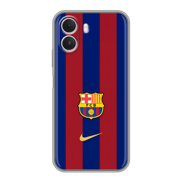 Силиконовый чехол на Realme P4 Lite с принтом Барселона Barcelona