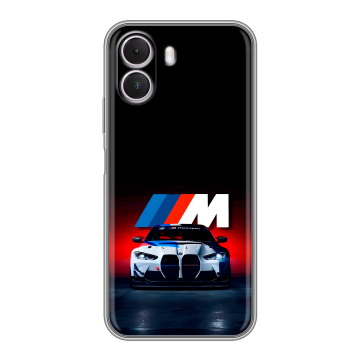 Силиконовый чехол на Realme P4 Lite с принтом БМВ BMW Силиконовый чехол на Realme P4 Lite с принтом БМВ BMW