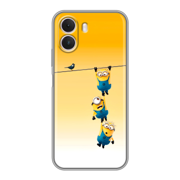 Силиконовый чехол на Realme P4 Lite с принтом Миньоны Силиконовый чехол на Realme P4 Lite с принтом Миньоны