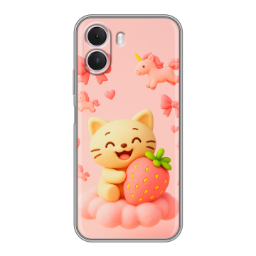 Силиконовый чехол на Realme P4 Lite с принтом для девочек