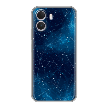 Силиконовый чехол на Realme P4 Lite с принтом Космос звезды