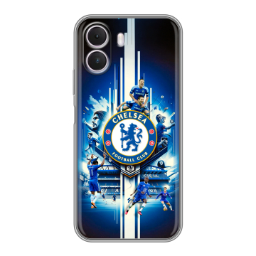 Силиконовый чехол на Realme P4 Lite с принтом Chelsea Челси