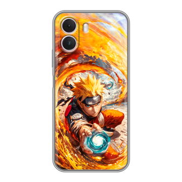 Силиконовый чехол на Realme P4 Lite с принтом Аниме Наруто Naruto