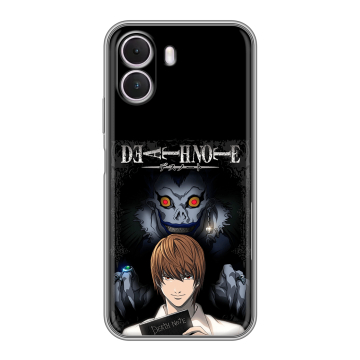 Силиконовый чехол на Realme P4 Lite с принтом Death note Тетрадь смерти