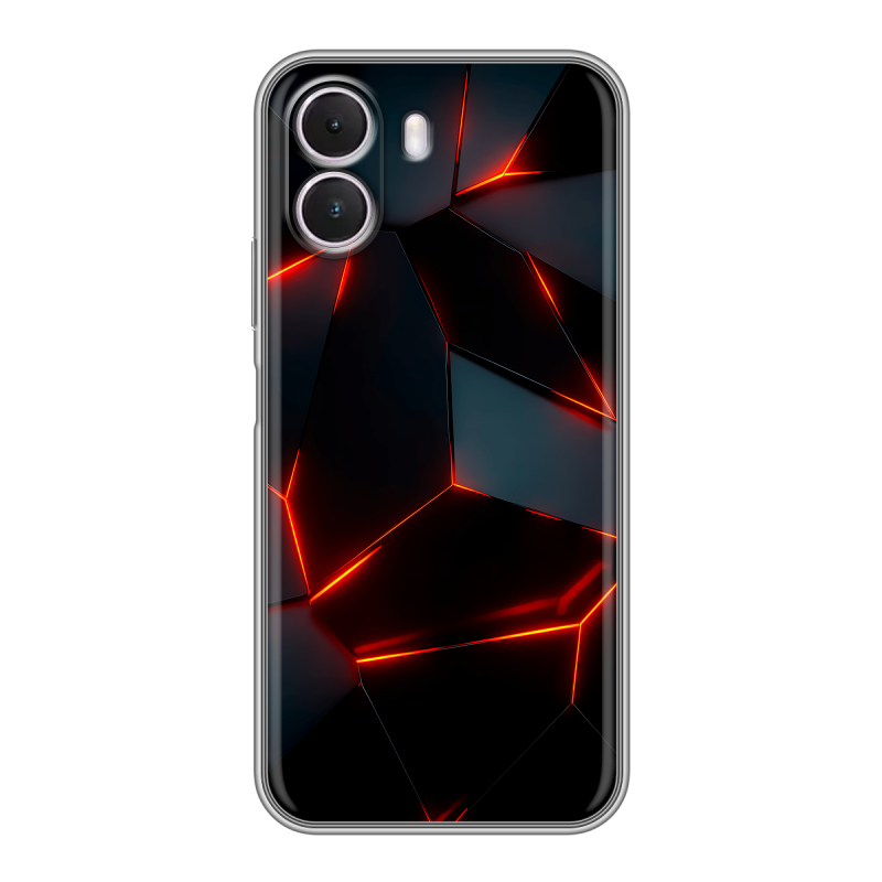 Силиконовый чехол на Realme P4 Lite с принтом Яркие абстракции Силиконовый чехол на Realme P4 Lite с принтом Яркие абстракции