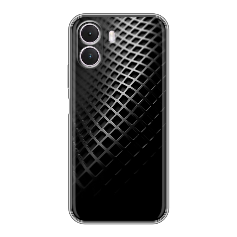 Силиконовый чехол на Realme P4 Lite с принтом Текстура металла Силиконовый чехол на Realme P4 Lite с принтом Текстура металла