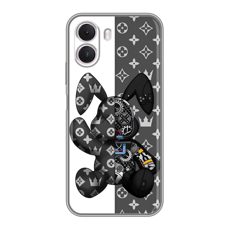 Силиконовый чехол на Realme P4 Lite с принтом Луи робот Силиконовый чехол на Realme P4 Lite с принтом Луи робот
