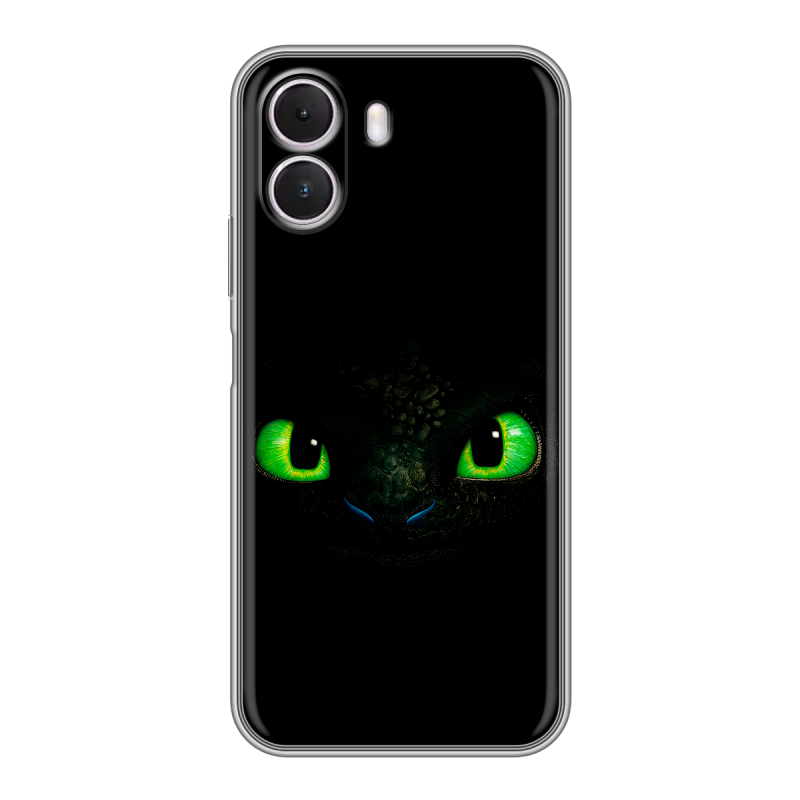 Силиконовый чехол на Realme P4 Lite с принтом Как приручить дракона Силиконовый чехол на Realme P4 Lite с принтом Как приручить дракона