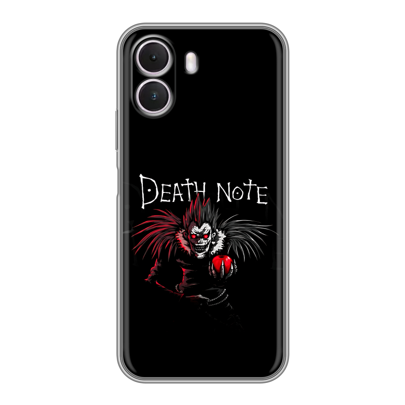 Силиконовый чехол на Realme P4 Lite с принтом Death note Тетрадь смерти Силиконовый чехол на Realme P4 Lite с принтом Death note Тетрадь смерти