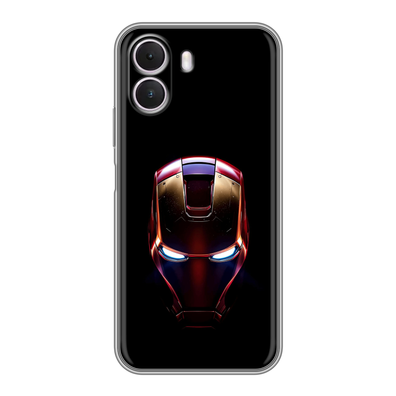 Силиконовый чехол на Realme P4 Lite с принтом IronMan Железный человек Силиконовый чехол на Realme P4 Lite с принтом IronMan Железный человек