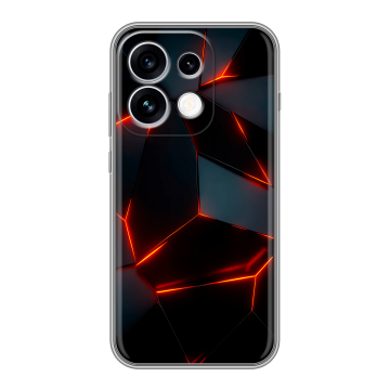 Силиконовый чехол на OPPO Reno16 с принтом Яркие абстракции Силиконовый чехол на OPPO Reno16 с принтом Яркие абстракции