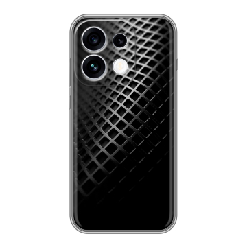 Силиконовый чехол на OPPO Reno16 с принтом Текстура металла