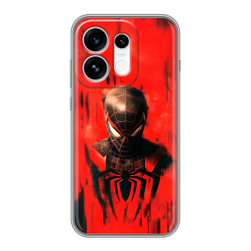 Силиконовый чехол на OPPO Reno16 с принтом человек паук spiderman
